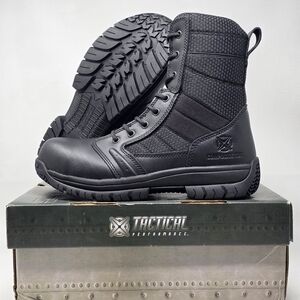 Tactical Performance Men's Size 8 Hawk 8" Composite Toe Black 179386 New